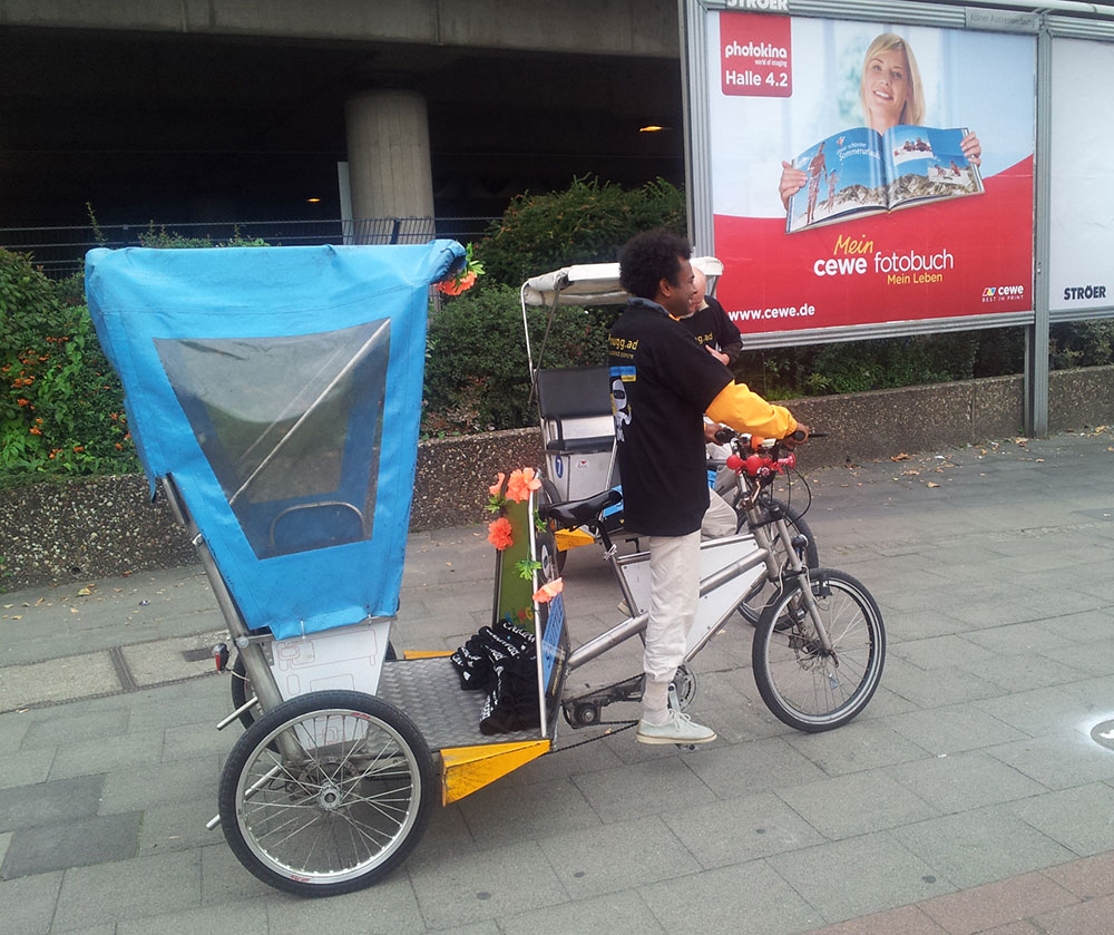 Rikschas dmexco 2014